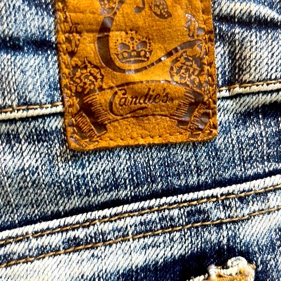 Candie’s Country Western Denim/Fabric Flare Skirt, size 3 (Juniors) - Picture 9 of 11